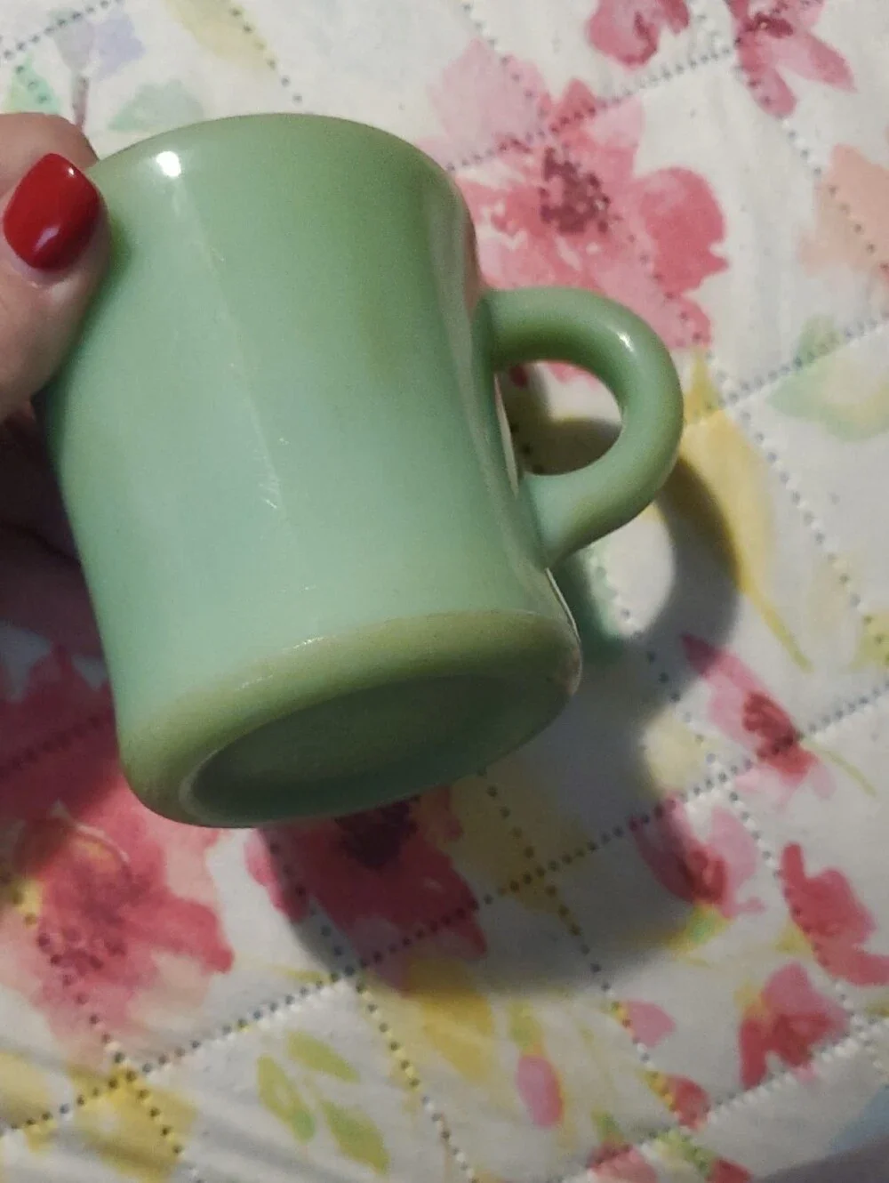 Fire King Jadeite Green Oven Ware Mug